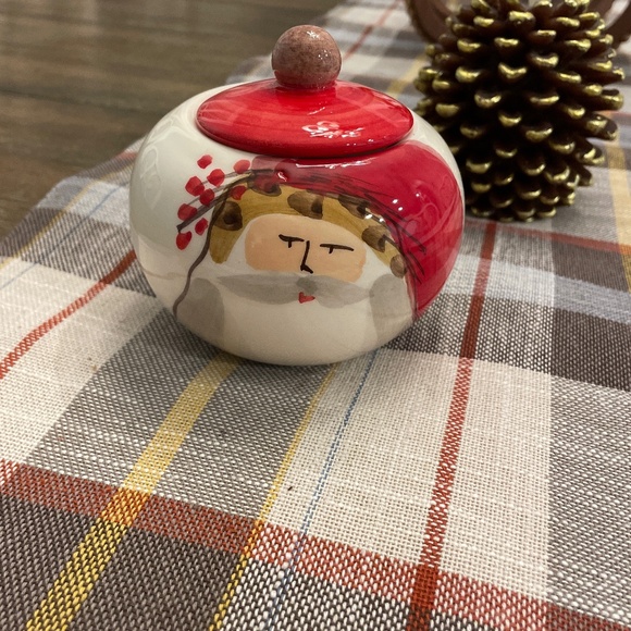 Vietri Retired Sugar Bowl Handcrafted New - Picture 1 of 6